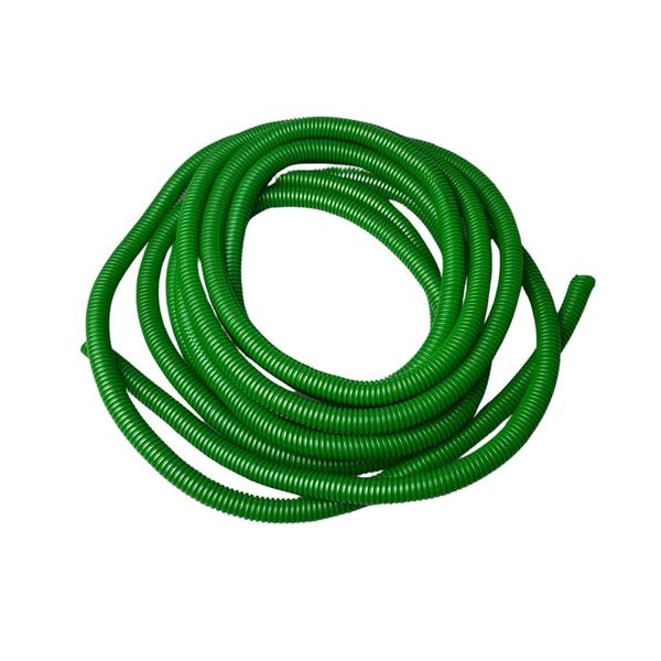 PE Green Corrugated Conduit Flexi Pipe Tube Split 10mm - 10m