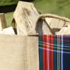 Extra Strong Large Jute Log Carrying Bag with Handles (BR46)