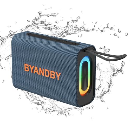 Speaker, Portable Wireless Bluetooth Speakers, Wireless Stereo Pairing, 10W Stereo Sound, BT 5.3, Bassup, Electronics for Home, Shower, Outdoors, Travel(1PCS, Blue)