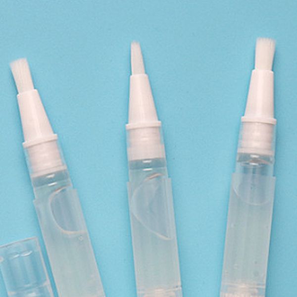 Cuticle Oil Pen Bottle Oil Pen Bottle Brush Portion Container 3ML 3pcs