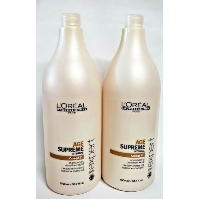 Loreal Serie-Age Supreme Integral Omega 6 density Radiance Shampoo (set 2)