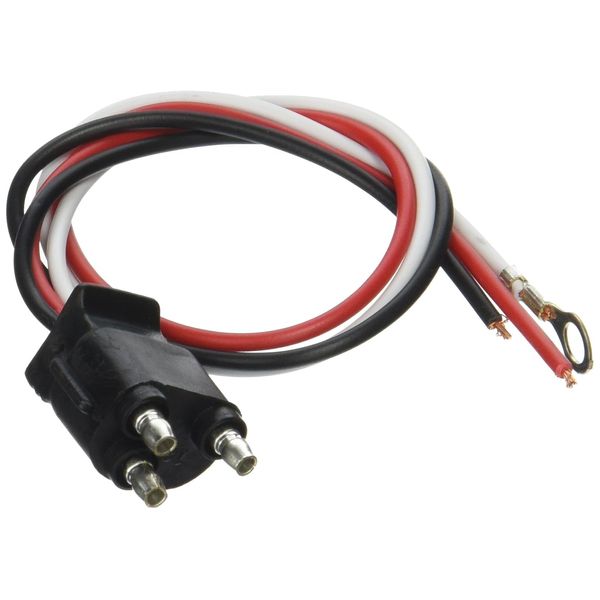 Optronics A-45PBP Three-Wire Molded Plug for Double Contact Sealed Lights