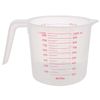 Large 4-Cup Capacity Clear Plastic Measuring Cups 2 PACK