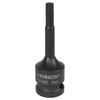 M6 x 78mm 1/2" Drive Extra Long Impact Impacted Allen Hex Key Socket Bergen