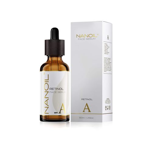 Face Serum with Retinol Nanoil Retinol Face Serum 50 ml - Anti Ageing Lifting Face Serum for Smooth, Young Complexion