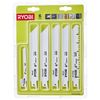 Ryobi RAK06RB Reciprocating Saw Blade Set, 6 Piece,White