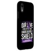 Migraine And Headache Awareness Unbreakable Shield Case for iPhone XR