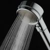 LaserJet Hand Shower Head – 2 Water Filters & Pause Switch – Chrome Finish