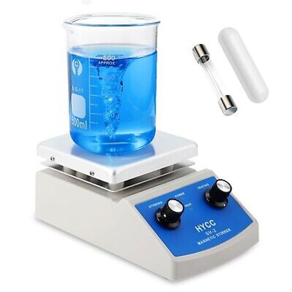 Heavy-Duty Magnetic Stirrer Hot Plate, 716°F, Adjustable Speed & Temperature