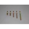 1st Time Fix White UPVC Double Glazing Universal Inline Espag Lockable Window Handle Multi Spindles & Screws (White)