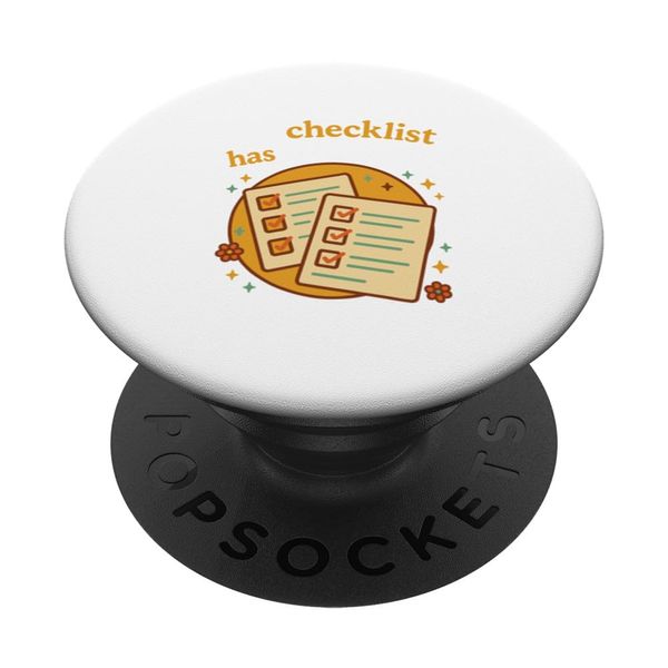 My Checklist Has Checklists Productivity Planning Humor PopSockets Adhesive PopGrip