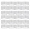 20 PC Clear Cup Tea Lights Clear " Clear " X9813502