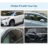 For Toyota Highlander 2008 2009-2013 Window Visor Vent Sun Rain Guards Deflector