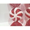 Christmas Candy Cane Peppermint Red 7.5" Gingerbread LARGE Ornaments 2pc
