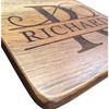 Personalised Wood Coaster - Monogram Initial - Square