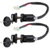2X Wire Ignition Switch Key Switch Ignition Switch for Electric Scooter Bike ATV