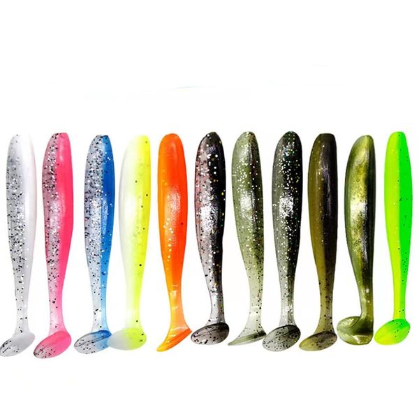 Kunstköder, Gummiköder-Set, 11 Farben Gummiköder für Zander, Mini-Gummifisch-Set, Ultraleichter Gummiköder für Forelle, Barsch, Zander