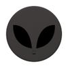 Black Gray Alien PopSockets Adhesive PopGrip