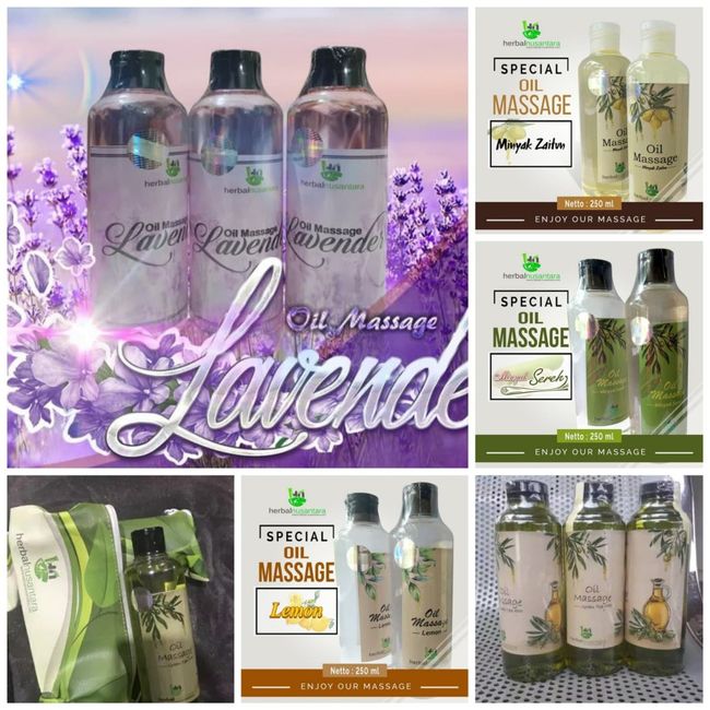 Oil massage Aromatherapy massage oil lavender lemon Jasmin lemongrass
