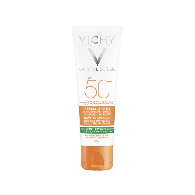 Vichy Capital Soleil Çok Yüksek Korumalı Matlaştırıcı Yüz Güneş Kremi SPF 50+ 1 Paket