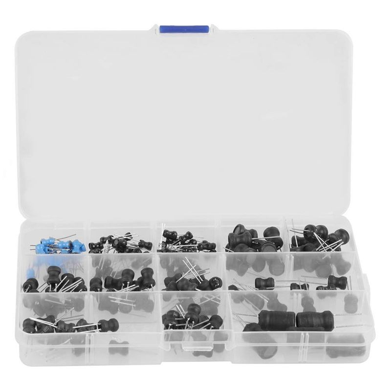 Electrolytic Capacitors Assortment Kit 10 Values 100 Pcs 10V-63V 10uf-470uf DIY High Grade Audio Capacitor Assorted Kit