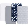 Crib Sheets Soft Microfiber Crib Fitted Sheets for Baby Gift 52"×28"×8" 4 Pack