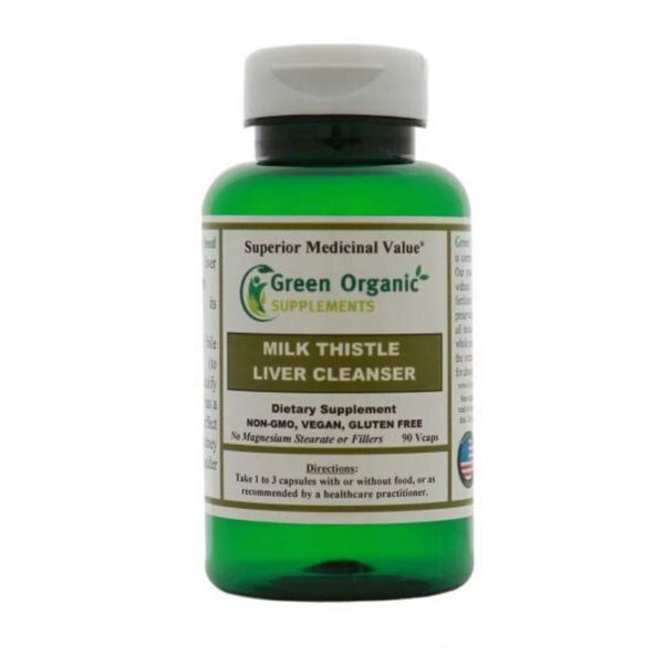 Green Organic Supplements Liver Cleanser, Milk Thistle