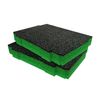 Shadow Foam Insert Pack compatible with Makpac Modular Systems | Cut and Peel Foam for Toolbox Organisation (Teal, 50mm)