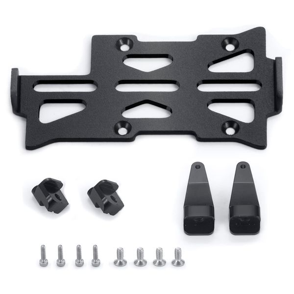 MORLORDY Aluminum Alloy RC Lower Battery Mount Bracket Plate Battery Holder Post for 1/24 RC Crawler Car SCX24 Upgrades Accessories AXI00001 AXI00002 AXI00006 AXI90081 AXI00004