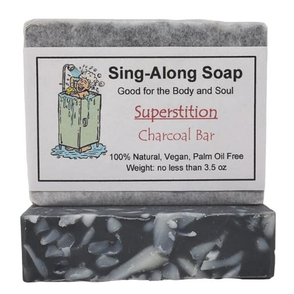 Charcoal Soap, All-Natural, Vegan, Scented, Superstition