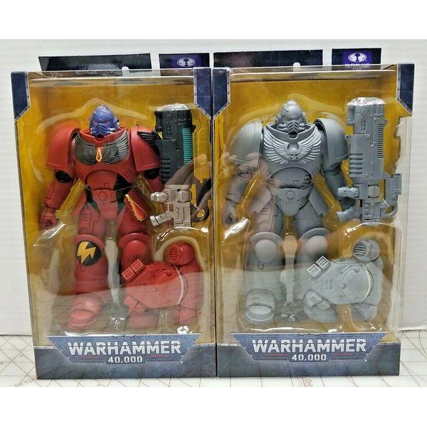 Warhammer 40k Blood Angels Hellblaster Action Figure & Artist Proof Mcfarlane B8