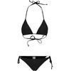 Urban Classics Women's Ladies Recycled Triangle Bikini Set, Black, M