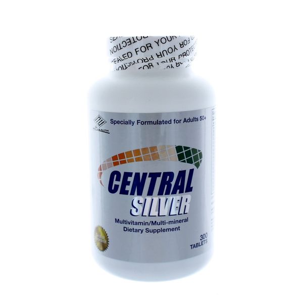 Central Silver Multivitamin Multimineral Supplement, 300 Tablets