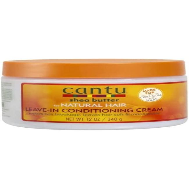 Cantu Shea Butter for Natural Hair Leave In Conditioning Repair Cream, 12 Ounce