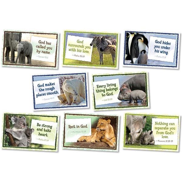 Northstar God Cares for His Children Bulletin Board - 8 Pieces