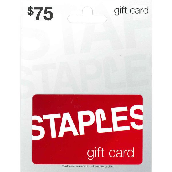 Staples Gift Card $75