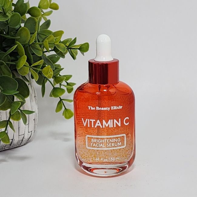 The Beauty Elixir Vitamin C Brightening Face serum Radiant Glow Skin 1.69 fl oz