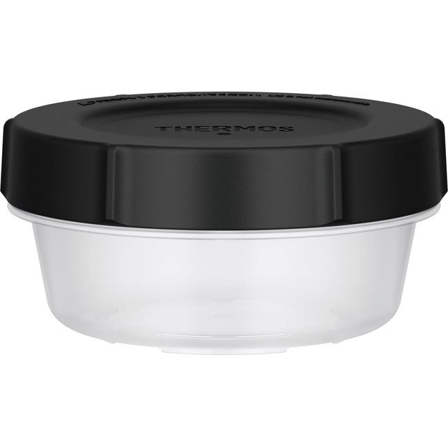 Thermos KC-RA300 BK My Food Container, Round, 10.1 fl oz (300 ml), Black