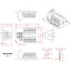 OONO 30Amp 48V 2x6 Position Terminal Block Distribution Module
