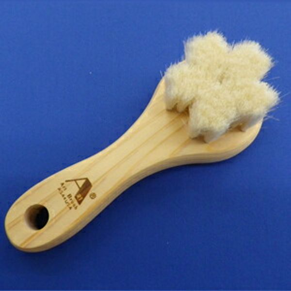 Art Brush Co. Asakusa Facial Cleansing Brush Sakura Goat Hair Bath Brush Bathing Goods Artisan Handmade