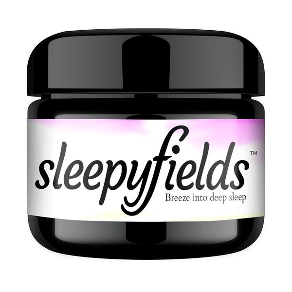 Magnesium-Enhanced Moisturizing Sleep Cream, Calming & Anxiety relief. Breeze into Deep Sleep with Sleepy Fields 2 fl oz (56 ml)