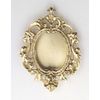 Wall Reliquiar Brass Height 11 cm, Brass, Gold
