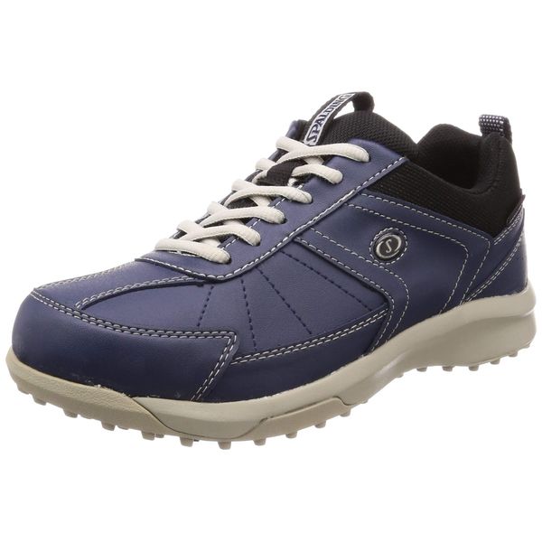 Spalding CIS 3550 Men's Golf Shoes, Sneakers, Waterproof, Wide, Spikeless, 4E, navy