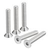 uxcell 5/16-18x2 Flat Countersunk Head Socket Cap Screws, 20Pcs 304 Stainless Steel Hex Socket Flat Head Screws, Full Thread, Countersunk Bolts
