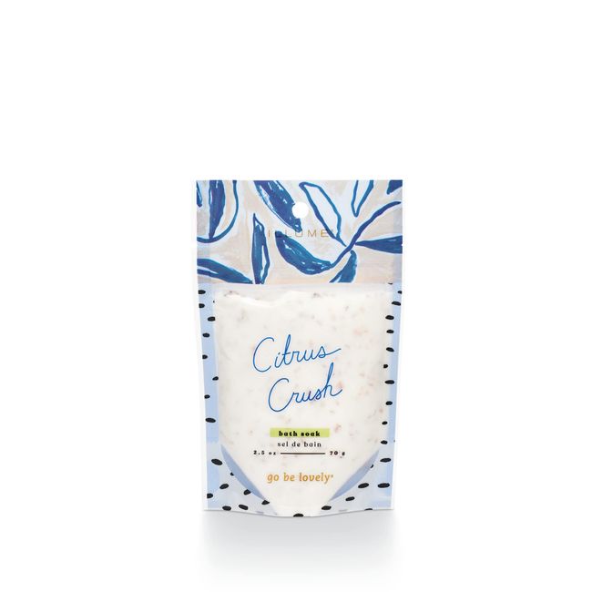 Illume Go Be Lovely Citrus Crush Bath Soak, 2" L x 2" W x 1" H