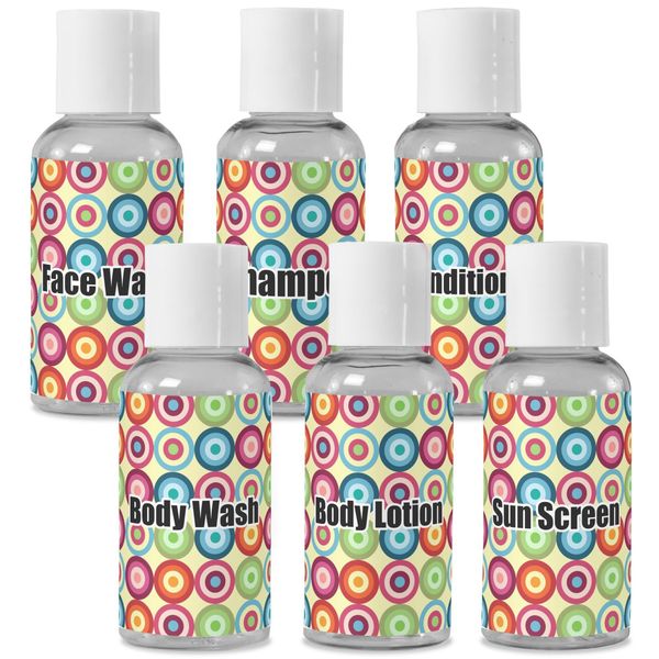 YouCustomizeIt Personalized Retro Circles Travel Bottles