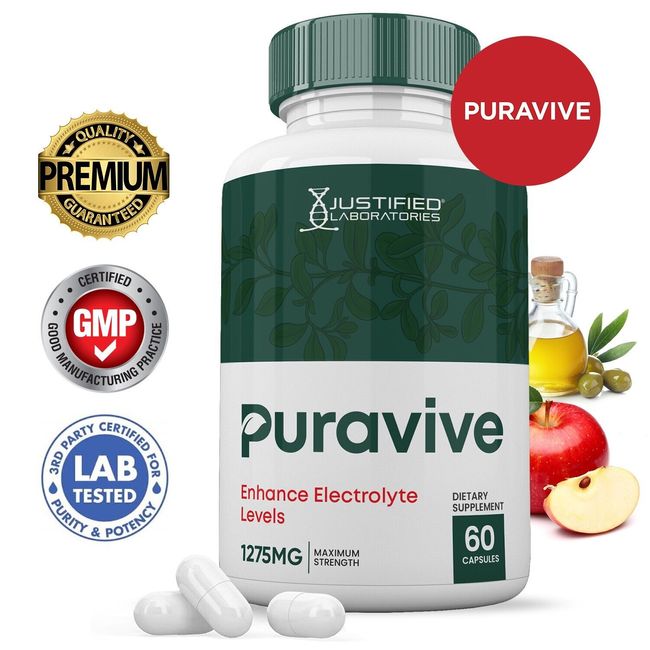 Puravive Pills 1275MG Supplement Mineral Keto Support Blend 1 Bottle