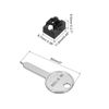 sourcing map 12pcs Port Blocker Locking RJ45 Port/Dust PC Blocker with Coded Key,Black