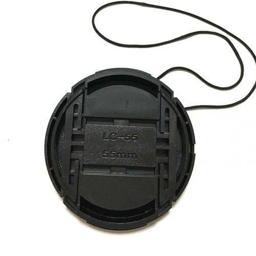 D3500 Lens Cap (55mm) Compatible for Nikon D3500 D5600 w/AF-P 18-55mm, Compatible for Sony DSC-HX400 HX300 (2 Pack)