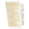 Delfinware Plastic Cutlery Box, Cream, 19 x 10.5 x 13 cm